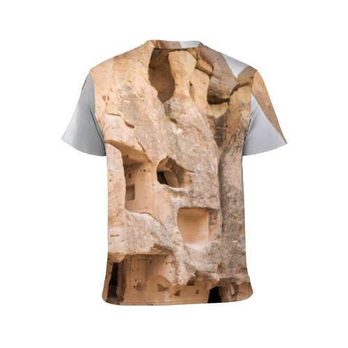 yanfind Adult Full Print T-shirts (men And Women) Sand Art Architecture Cliff Travel Cave Rock Outdoors Stone Traditional Limestone