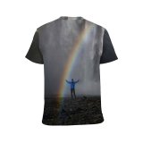 yanfind Adult Full Print T-shirts (men And Women) Light Landscape Storm Travel Motion Seashore Waterfall Rock Science Outdoors