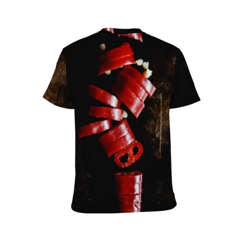 yanfind Adult Full Print T-shirts (men And Women) Dark Winter Christmas Shining Outdoors Exploration Flame Action Wear Robot Danger