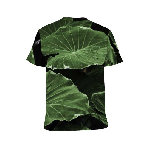yanfind Adult Full Print T-shirts (men And Women) Header Leaf Leaves Plant