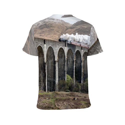 yanfind Adult Full Print T-shirts (men And Women) Arch Architecture Daylight Glenfinnan Viaduct Harry Potter Historic Landmark Landscape