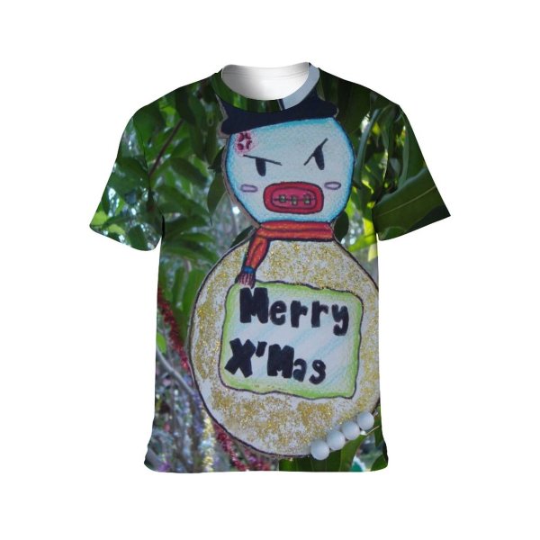 yanfind Adult Full Print Tshirts (men And Women) Advent Celebrate Christmas Cute December Decorate Decoration Different Eve Festive Festival