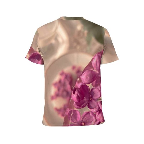 yanfind Adult Full Print T-shirts (men And Women) Aroma Aromatic Bloom Botanic Bouquet Bud Bunch Colorful Crystal Decor