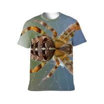 yanfind Adult Full Print T-shirts (men And Women) Arachnid Closeup Insect Insects Legs Macro Web Wolf
