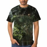 yanfind Adult Full Print T-shirts (men And Women) Landscape Trees Woods Forest River
