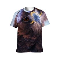 yanfind Adult Full Print T-shirts (men And Women) Bird Beak Eagle Portrait Outdoors Wild Wildlife Feather Hawk Raptor Avian