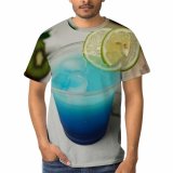 yanfind Adult Full Print T-shirts (men And Women) Cocktail Glass Lemon Health Tropical Lime Juice Lemonade Cool Liquor