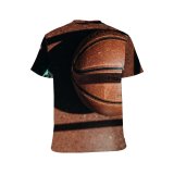 yanfind Adult Full Print T-shirts (men And Women) Ball Basketball Closeup Detail Nobody Sport Sports Sporty Still Streetball Texture