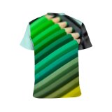 yanfind Adult Full Print T-shirts (men And Women) Creativity College Coloring Stationery Motley Tooling