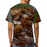 yanfind Adult Full Print Tshirts (men And Women) Leafs Leaves Dead Floor Forest Autumn Plants