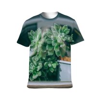yanfind Adult Full Print T-shirts (men And Women) Blurred Botanic Botany City Colorful Daylight Ecology Foliage Greenery Grow Growth