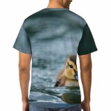yanfind Adult Full Print T-shirts (men And Women) Aqua Avian Calm Carefree Clear Creature Cute Duckling Ecology Feather Fowl Goose