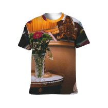 yanfind Adult Full Print T-shirts (men And Women) Armchair Aroma Arrangement Bloom Botany Candlestick Classic Comfort Cozy Creative Curtain