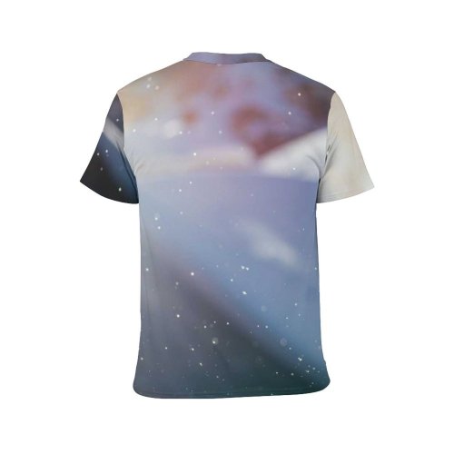 yanfind Adult Full Print T-shirts (men And Women) Architecture Sky Blurred Breathtaking Building Cloudy Construction Countryside Dwell Exterior Glass Wall