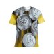 yanfind Adult Full Print T-shirts (men And Women) Technology Recycling Energy Empty Cola Container Glazed Aluminum Canister