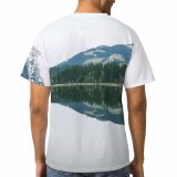 yanfind Adult Full Print T-shirts (men And Women) Calm Cloudy Coast Colorful Cottage Countryside Daylight Daytime Forest Freedom Highland