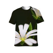 yanfind Adult Full Print T-shirts (men And Women) Beautiful Beauty Bloom Blooming Botanical Colour Delicate Design Details Field