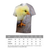 yanfind Adult Full Print T-shirts (men And Women) Chick Chicken Easter Young