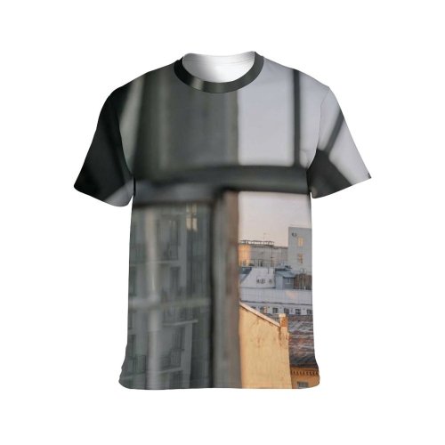 yanfind Adult Full Print T-shirts (men And Women) Architecture Casement City Citylife Exterior Home Interior Old Building Window Residential