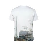 yanfind Adult Full Print T-shirts (men And Women) Building Vehicle Technology Architecture Travel Outdoors Electricity Pollution Expression Machinery Watercraft