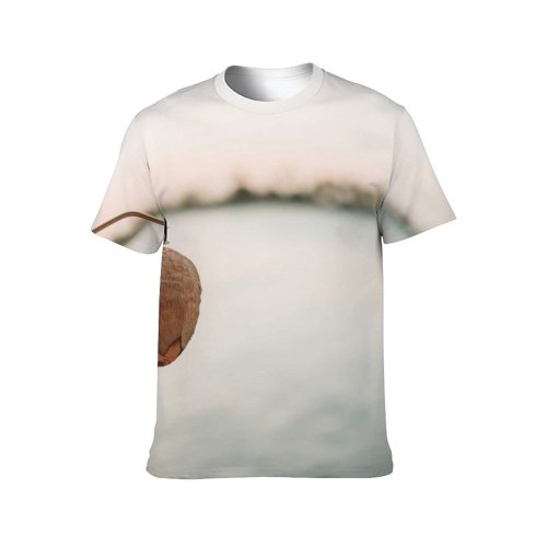 yanfind Adult Full Print T-shirts (men And Women) Sea Dawn Landscape Sunset Sand Ocean Boat Lake River Travel Seashore