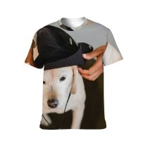 yanfind Adult Full Print T-shirts (men And Women) Apartment Friend Chair Creature Crop Dog Ethnic Faceless Female