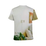 yanfind Adult Full Print T-shirts (men And Women) Apartment Bed Bedroom Bedsheet Bedside Blanket Blurred Calm Comfort Contemporary Cozy Crumple