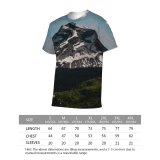 yanfind Adult Full Print T-shirts (men And Women) Dawn Landscape Fog Travel Cloud Rock Volcano Outdoors Valley Scenic Hike