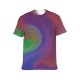 yanfind Adult Full Print T-shirts (men And Women) Art Creativity Surreal Rainbow Pastel Artistic Watercolor Acrylic Canvas Psychedelic