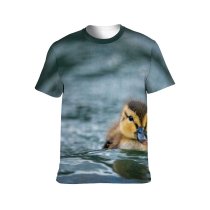 yanfind Adult Full Print T-shirts (men And Women) Aqua Avian Calm Carefree Clear Creature Cute Duckling Ecology Feather Fowl Goose