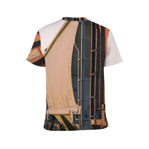 yanfind Adult Full Print T-shirts (men And Women) Area Cargo Cloudless Construction Countryside Destination Direction Drive Freight Industrial Light