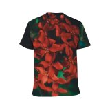 yanfind Adult Full Print T-shirts (men And Women) Aroma Bloom Botany Branch Bush Colorful Cultivate Delicate Flora Floral