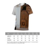 yanfind Adult Full Print T-shirts (men And Women) Architecture Beauty City Citystyle Door Doorway Elegant Entrance Facade Historical Building Lady