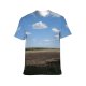 yanfind Adult Full Print Tshirts (men And Women) Field Sky Landscape Clouds