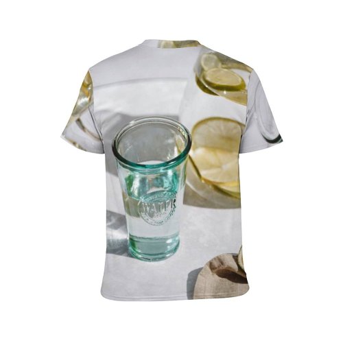 yanfind Adult Full Print T-shirts (men And Women) Aqua Art Beverage Citrus Concept Creative Decoration Delicious Diet Drapery Drop
