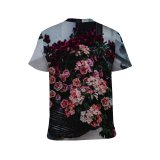 yanfind Adult Full Print T-shirts (men And Women) Beautiful Blooming Bouquet Building Café Chair Colorful Decor Decorative Delicate Exterior