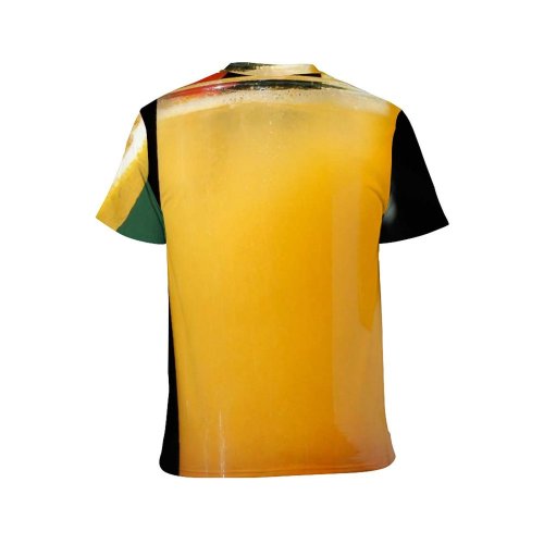 yanfind Adult Full Print T-shirts (men And Women) Summer Cocktail Glass Juice Health Fruit Taste Juicy Delicious Tropical Lemonade Vodka