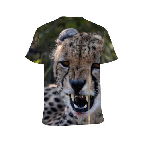 yanfind Adult Full Print T-shirts (men And Women) Fur Cat Outdoors Wild Hunter Leopard Safari Wildlife Danger Carnivore
