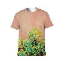 yanfind Adult Full Print T-shirts (men And Women) Beauty Botany Colorful Space Cultivation Daylight Ecology From Above Greenery Grow