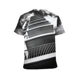 yanfind Adult Full Print T-shirts (men And Women) Architectural Design Architecture Building Daylight Exterior Futuristic Glass Items Panels Shot