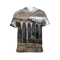 yanfind Adult Full Print T-shirts (men And Women) Arch Architecture Daylight Glenfinnan Viaduct Harry Potter Historic Landmark Landscape