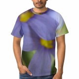 yanfind Adult Full Print Tshirts (men And Women) Flower Pedals Bloom Purple Soft Plant Pretty Love Beautiful Summer