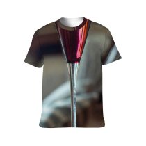 yanfind Adult Full Print T-shirts (men And Women) Wood Restaurant Alcohol Bar Party Cocktail Glass Table Wine Nightlife Still