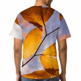 yanfind Adult Full Print T-shirts (men And Women) Autumn Blurred Botany Branch Countryside Deciduous Delicate Detail Fall Flora Foliage Forest