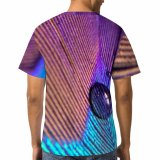 yanfind Adult Full Print T-shirts (men And Women) Art Texture Abstract Design Creativity Coloring Artistic Stripe Motley