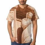 yanfind Adult Full Print T-shirts (men And Women) Art Building Architecture Travel Monument Sculpture Marble Outdoors Stone Religion Traditional