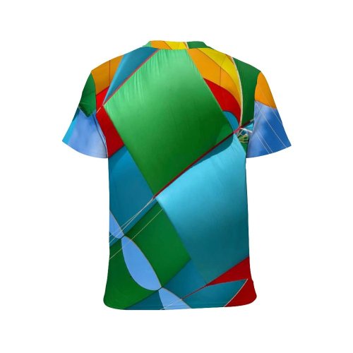 yanfind Adult Full Print T-shirts (men And Women) Flight Flying Vacation Summer Sport Freedom Travel Balloon Fun Adventure Wind