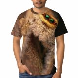 yanfind Adult Full Print T-shirts (men And Women) Hairy Wild Insect Creepy Scary Wildlife Little Eerie Arachnid