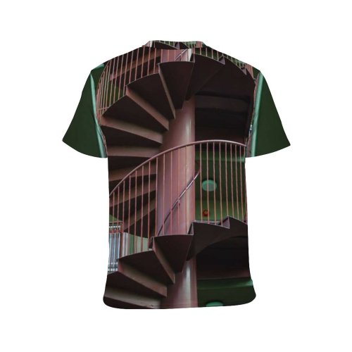 yanfind Adult Full Print T-shirts (men And Women) Architecture Balcony Building City Community Complex Condominium Construction Design District Door Dwell