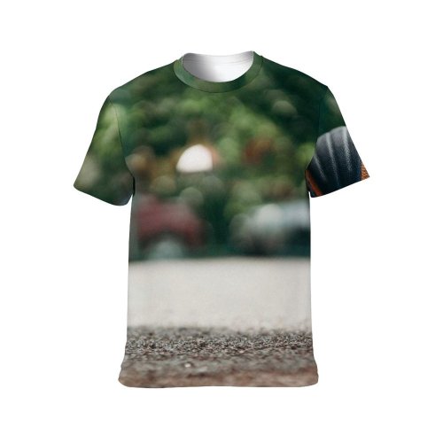 yanfind Adult Full Print T-shirts (men And Women) Wood Light Sea City Beach Sand Art Street Ocean Summer